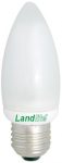 LANDLITE EIC/M-9W E27 230V 2700K 8000 hour, candle form, CFL (energy saving lamp) LANDLITE EIC/M-9W E27 230V 2700K 8000 hour, candle form, CFL (energy saving lamp)