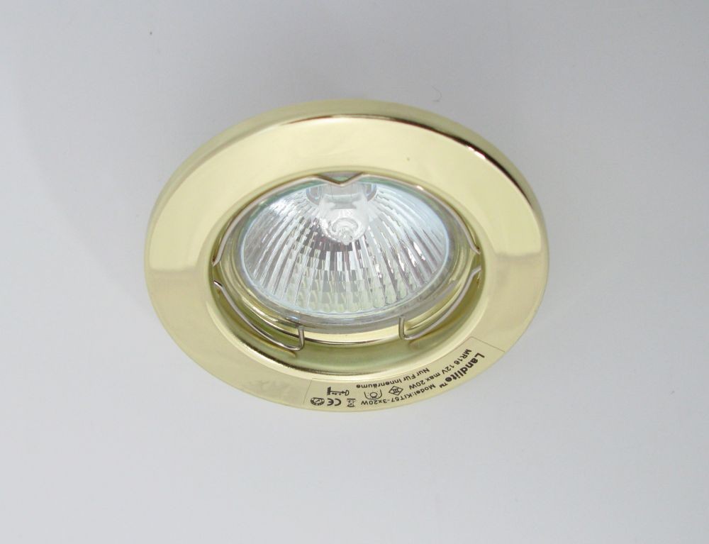 Landlite Kit 57 3 3pcs Mr16 20w 12v Halogen Lamp Fix Design Landlite Kit 57 3 3pcs Mr16 20w 12v Halogen Lamp Fix Design Downlight Pcs Brass