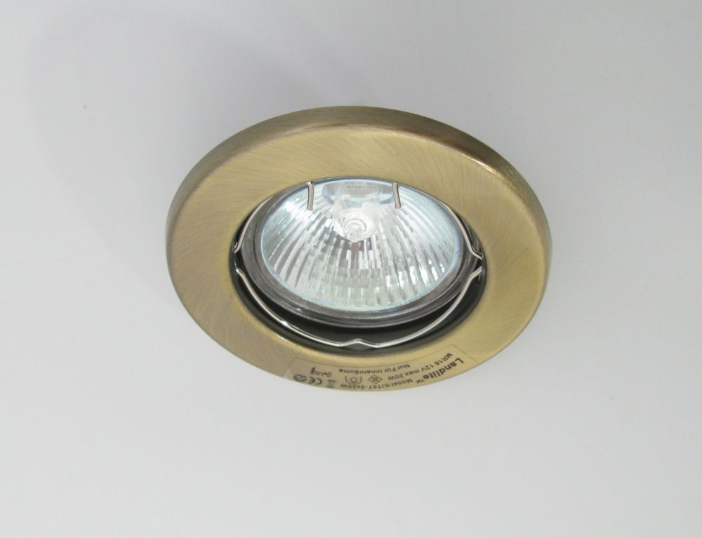 Landlite Kit 57 3 3pcs Mr16 20w 12v Halogen Lamp Fix Design Landlite Kit 57 3 3pcs Mr16 20w 12v Halogen Lamp Fix Design Downlight Pcs Antique Bro