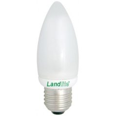   LANDLITE EIC/M-7W E27 230V 2700K 8000 hour, candle form, CFL (energy saving lamp)