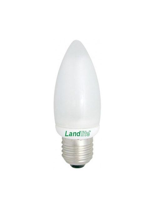 LANDLITE EIC/M-7W E27 230V 2700K 8000 hour, candle form, CFL (energy saving lamp)