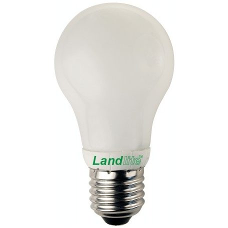  LANDLITE Energy saving, E27, 9W, A55, 415lm, 2700K, pear shaped bulb (EI/M-9W)