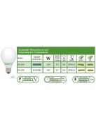 LANDLITE Energy saving, E27, 11W, G70, 550lm, 2700K, big globe bulb (ELG-11W)