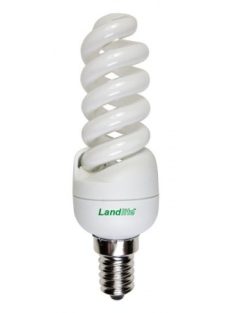   LANDLITE ELHS-11W E14 C04 230V, 8000 hour, 2700K, mini spiral, CFL (energy saving lamp)