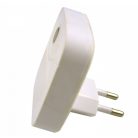 LANDLITE ENL-001, 0.4W 22lm, LED night light. Warm white. With light sensor switch (automatically ON in darkness, OFF in light)