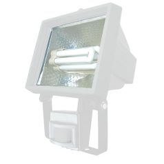   LANDLITE SL-F118-24W, 1X24W 118mm/R7s, reflector (CFLs included), with motion sensor, white
