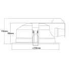 LANDLITE DL-226 2x Max 26W  E27,  Downlight