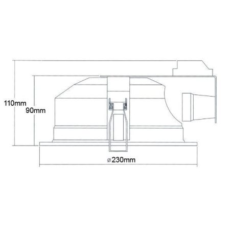LANDLITE DL-226 2x Max 26W  E27,  Downlight