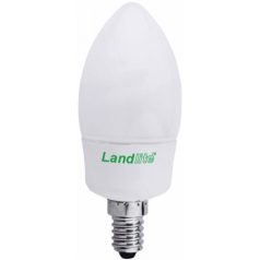   LANDLITE D-EIC-E14-9W E14 230V 2700K 10000hour, candle form (DIMMABLE energy saving lamp)