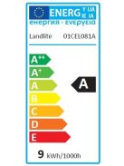 LANDLITE D-EIC-E14-9W E14 230V 2700K 10000hour, candle form (DIMMABLE energy saving lamp)