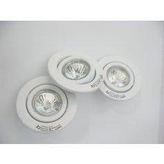   LANDLITE KIT-60-3, 3pcs MR16 20W 12V halogen lamp, rotateable design, white