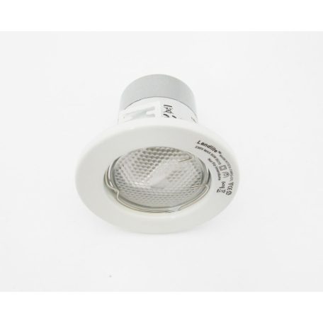 LANDLITE KIT-57-3, 3pcs 13W GU10 230V white CFL (energy saving lamp), fix design, downlight KIT (3 pcs-os KIT