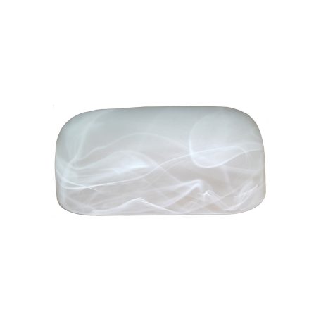 LANDLITE frosted white Glass Shade, for TL609 Banker's lamp