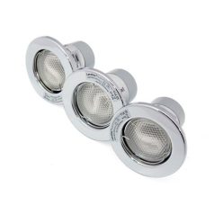   LANDLITE KIT-57-3, 3pcs 13W GU10 230V white CFL (energy saving lamp), fix design, downlight KIT (3 pcs-os KIT