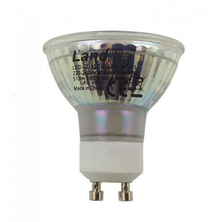  LANDLITE LED, GU10, 7W, 513lm, 3000K, spot lamp (LED-GU10-7W/GSL)