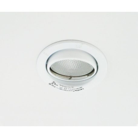 LANDLITE KIT-60A-3, 3pcs 13W GU10 230V white CFL (energy saving lamp), rotateable design, downlight KIT white