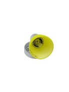 LANDLITE CLE-210A spot lamp,1x60W, yellow shade,  chrome