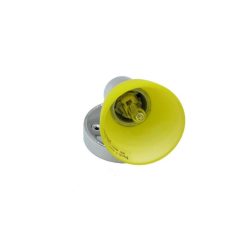 LANDLITE CLE-210A spot lamp,1x60W, yellow shade,  chrome