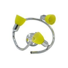 LANDLITE CLE-430A spot lamp, 3x60W, yellow shade, chrome