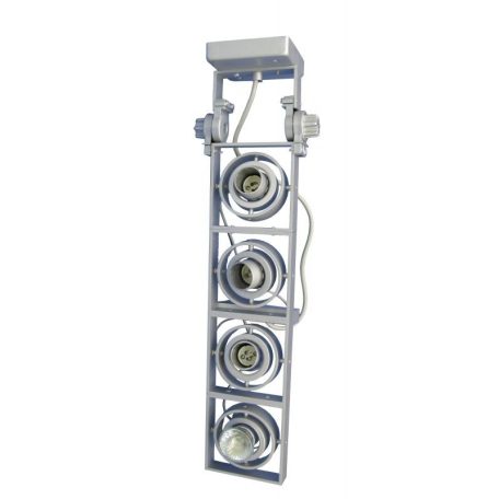 LANDLITE XFGI-4   Ceiling Lights, silver,4x Max 50W GU10