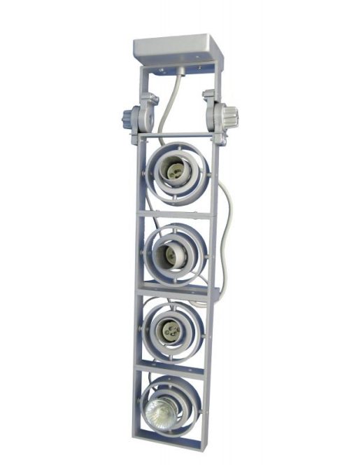 LANDLITE XFGI-4   Ceiling Lights, silver,4x Max 50W GU10