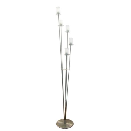 LANDLITE V2056/5F, 5x G9 Max 40W halogen bulb, with dimmer, standing lamp 