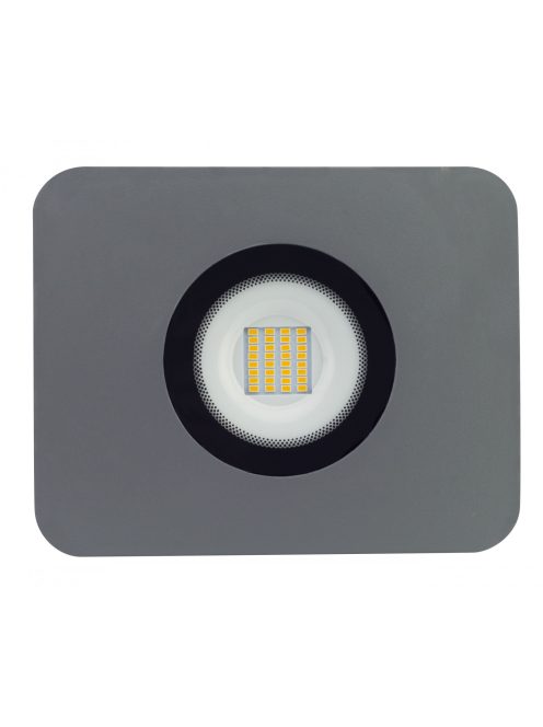 LANDLITE LED-FL-30W/MCL, 3000K warm white, grey, 30W LED Floodlight