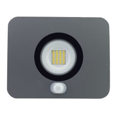   LANDLITE LED-FL-30W/MCL, 3000K warm white, grey, 30W LED Floodlight with motion sensor