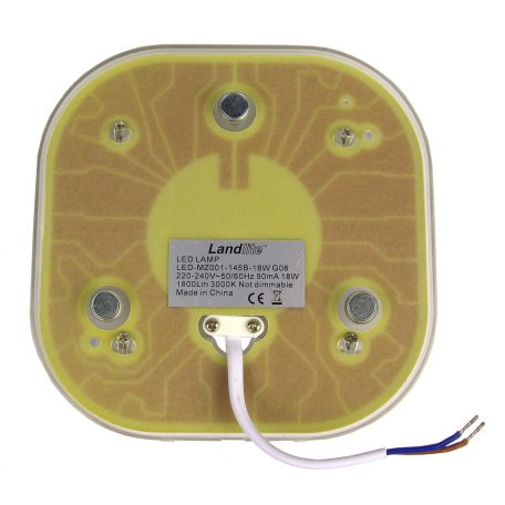LANDLITE LED-MZ001-145B-18W, 3000K warm white, Replacement LED module lamp for wall and ceiling light