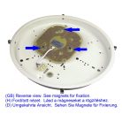 LANDLITE LED-MZ001-165B-24W, 3000K warm white, Replacement LED module lamp for wall and ceiling light