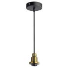 LANDLITE PL-M-046, E27 Max 60W, 2m cable, color: matt brown bronze,   Pendant Light
