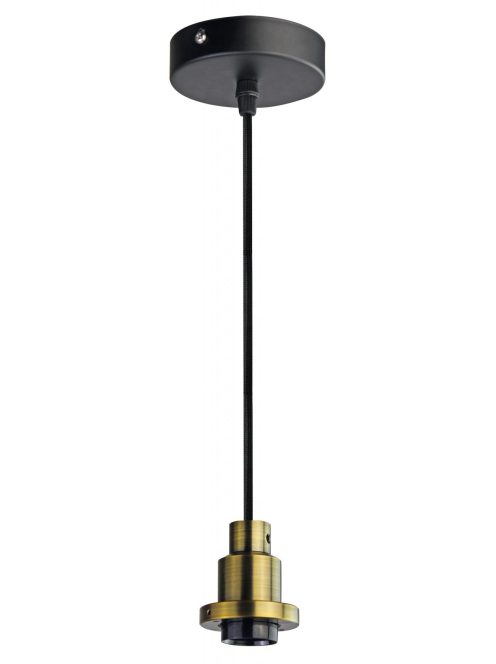 LANDLITE PL-M-046, E27 Max 60W, 2m cable, color: matt brown bronze,   Pendant Light
