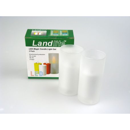 LANDLITE LED/CAL-01, 2 pieces in one set, magic LED candle