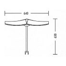 LANDLITE DD OFFIA 2X38W (OLS-238DD), Office Lamp