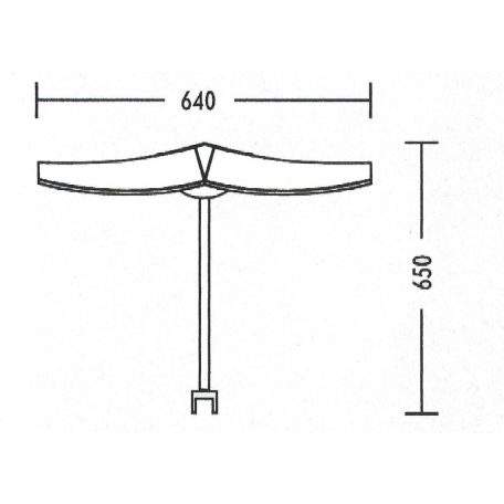 LANDLITE DD OFFIA 2X38W (OLS-238DD), Office Lamp