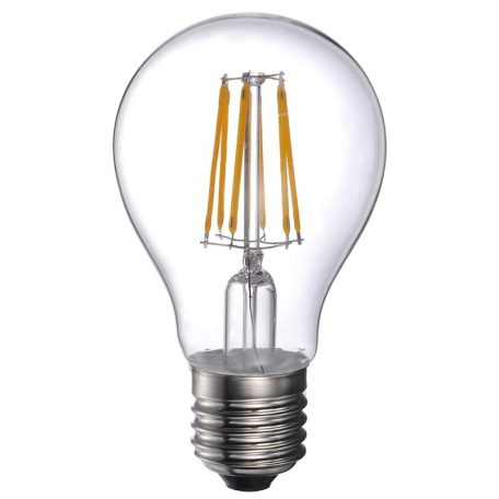 LANDLITE LED filament, E27, 8.1W, A60, 1055lm, 2700K, pear shaped bulb (LED-A60-8.1W/FLT)