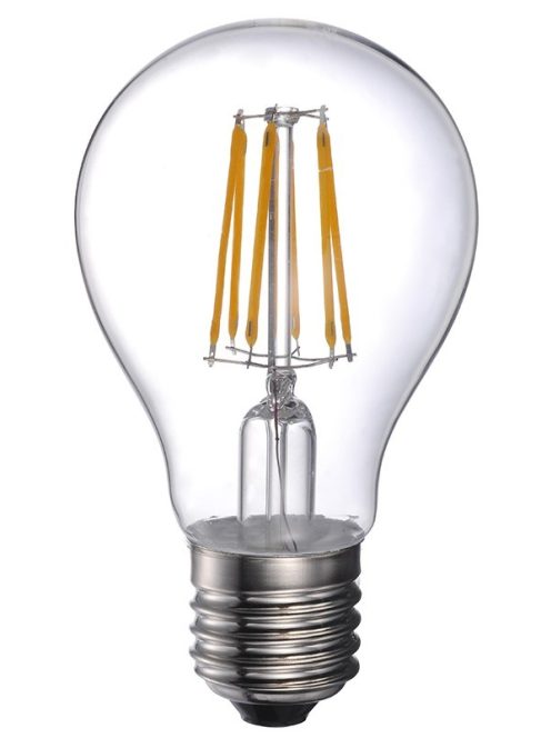 LANDLITE LED filament, E27, 8.1W, A60, 1055lm, 2700K, pear shaped bulb (LED-A60-8.1W/FLT)