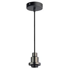   LANDLITE PL-M-046, E27 Max 60W, 2m cable, color: black,   Pendant Light 