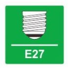 LANDLITE PL-M-046, E27 Max 60W, 2m cable, color: black,   Pendant Light 