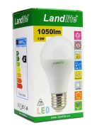 LANDLITE LED, E27, 13W, A60, 1050lm, 4000K, pear shaped bulb (LED-A60-13W/SXW)
