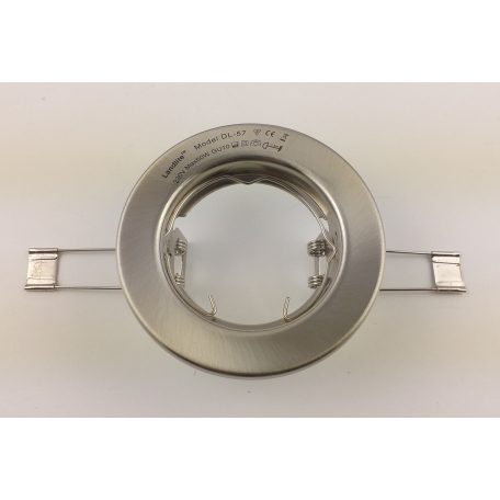LANDLITE DL-57 230V max 50W, fix design, single downlight, matt chrome