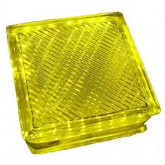 LANDLITE LED-G10-1x2W, yellow LED Crystalbrick lamp