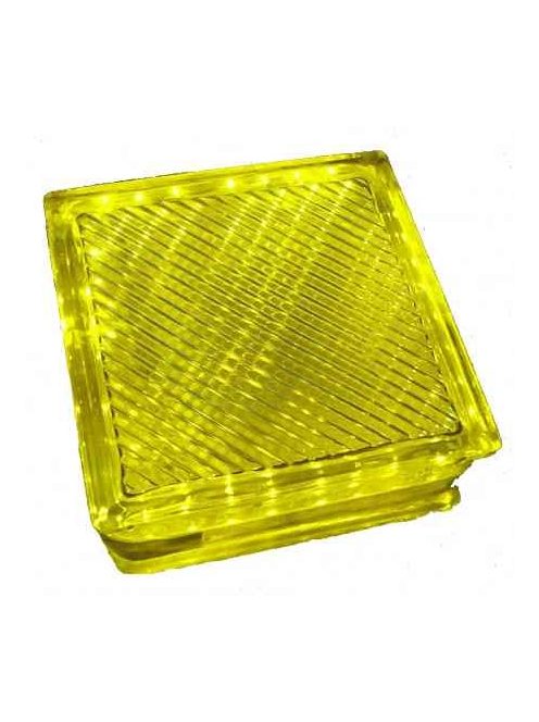 LANDLITE LED-G10-1x2W, yellow LED Crystalbrick lamp