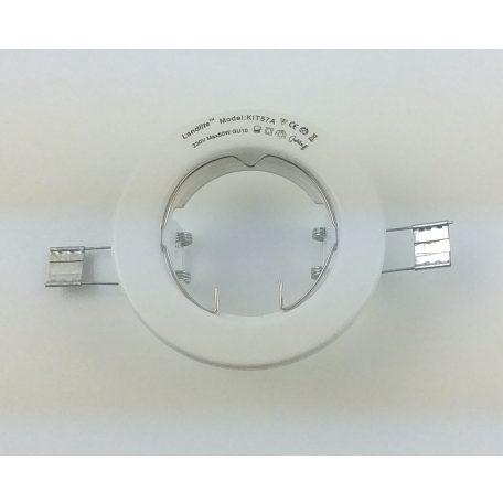 LANDLITE DL-57 230V max 50W, fix design, single downlight, white
