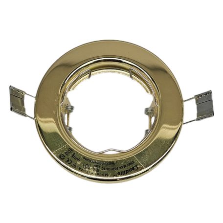 LANDLITE DL-57 230V max 50W,  fix design, single downlight, brass
