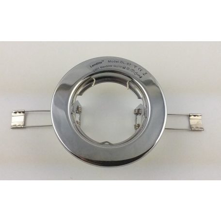 LANDLITE DL-57 230V max 50W,  fix design, single downlight, chrome