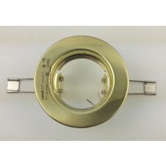   LANDLITE DL-57, 1x MR16 max 50W 12V G5,3,  fix design, single downlight, mat brass