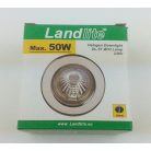 LANDLITE DL-57 230V max 50W, fix design, single downlight, antique bronze