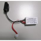 LANDLITE KIT-15-3, 3pcs JC-20W G4 12V, under cabinet light KIT, brass