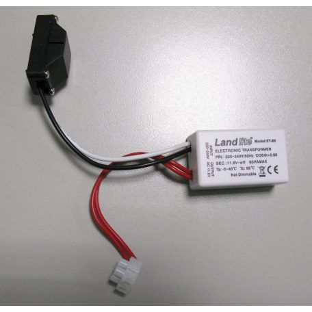 LANDLITE KIT-15-3, 3pcs JC-20W G4 12V, under cabinet light KIT, brass